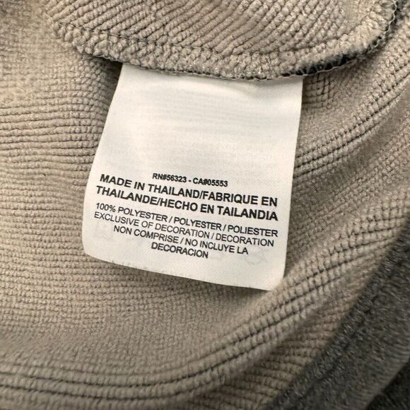 NIKE Dri-Fit Lg Full Zip Front Grey Fleece Hoodie - Picture 4 of 8